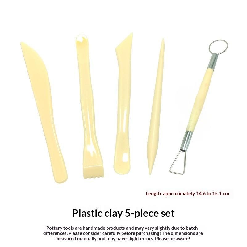 Kit de modelage pour argile et pâte à modeler — ébauchoirs bois ou plastique