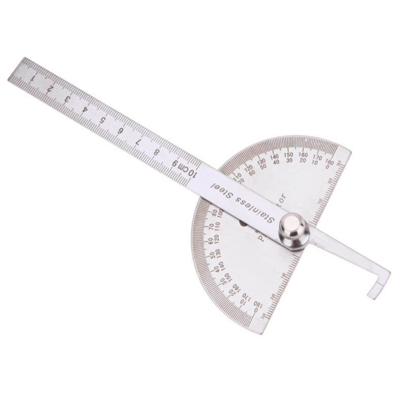 Stainless steel semicircle protractor