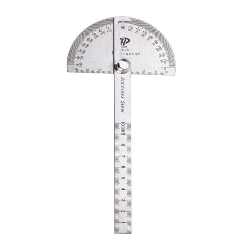 Stainless steel semicircle protractor