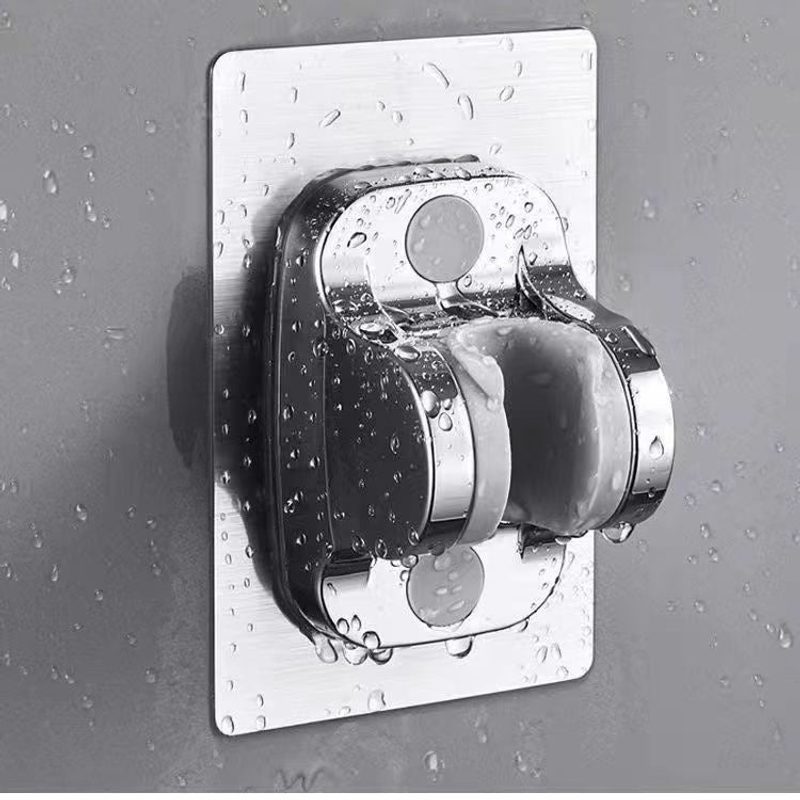 No-drill shower head holder — adjustable