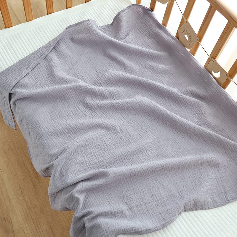 Couverture bébé en double gaze de coton — 97 × 102 cm