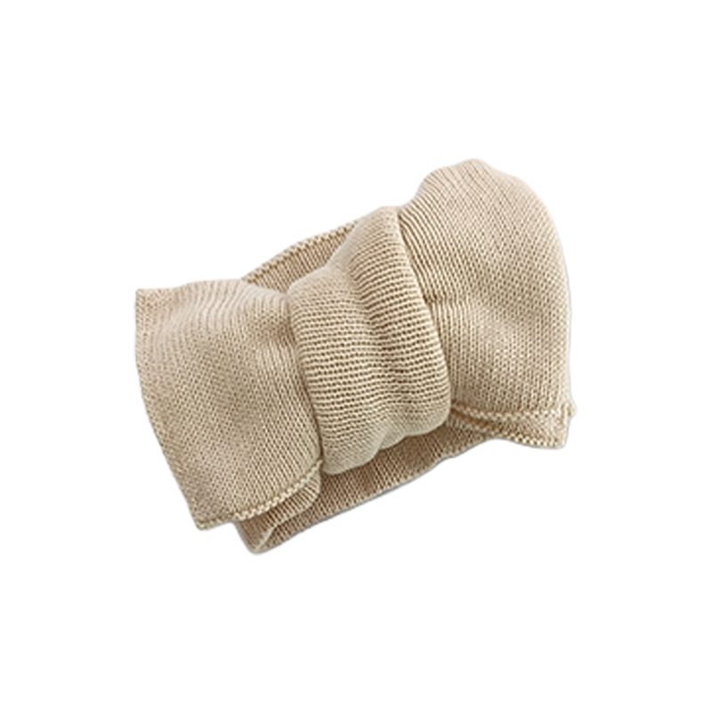 Bandeau bébé en maille de coton à nœud — doux et extensible