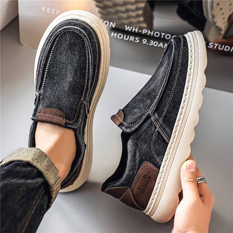 Scarpe da guida uomo — linea semplice, senza lacci
