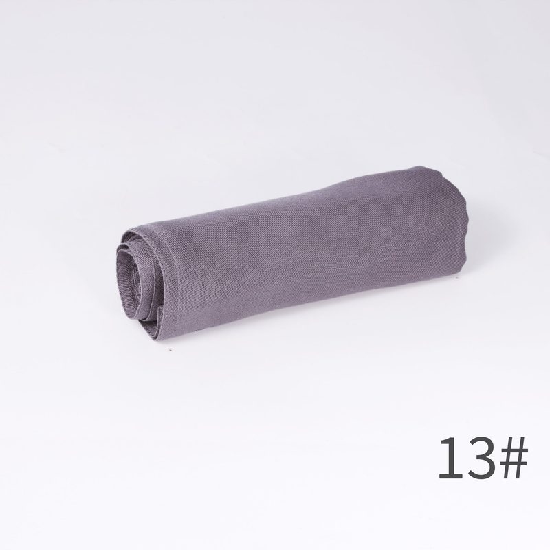 Écharpe unie en mélange coton-lin — respirante, 28 coloris — coloris